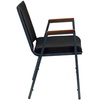 image:imageFlash Furniture Hercules Fabric Stack Chair with Arms BurgundyBlack Patterned Fabric