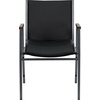 image:imageFlash Furniture Hercules Fabric Stack Chair with Arms BurgundyBlack Vinyl