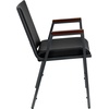 image:imageFlash Furniture Hercules Fabric Stack Chair with Arms BurgundyBlack Vinyl