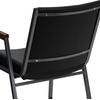 image:imageFlash Furniture Hercules Fabric Stack Chair with Arms BurgundyBlack Vinyl