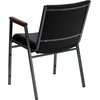 image:imageFlash Furniture Hercules Fabric Stack Chair with Arms BurgundyBlack Vinyl