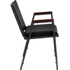 image:imageFlash Furniture Hercules Fabric Stack Chair with Arms BurgundyBlack Vinyl