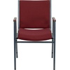 image:imageFlash Furniture Hercules Fabric Stack Chair with Arms BurgundyBurgundy Patterned Fabric