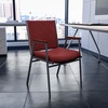 image:imageFlash Furniture Hercules Fabric Stack Chair with Arms BurgundyBurgundy Patterned Fabric