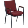 image:imageFlash Furniture Hercules Fabric Stack Chair with Arms BurgundyBurgundy Patterned Fabric