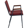 image:imageFlash Furniture Hercules Fabric Stack Chair with Arms BurgundyBurgundy Patterned Fabric