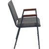 image:imageFlash Furniture Hercules Fabric Stack Chair with Arms BurgundyGray Fabric
