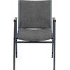image:imageFlash Furniture Hercules Fabric Stack Chair with Arms BurgundyGray Fabric