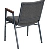 image:imageFlash Furniture Hercules Fabric Stack Chair with Arms BurgundyGray Fabric