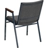 image:imageFlash Furniture Hercules Fabric Stack Chair with Arms BurgundyGray Fabric