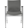 image:imageFlash Furniture Hercules Fabric Stack Chair with Arms BurgundyGray Vinyl