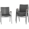 image:imageFlash Furniture Hercules Fabric Stack Chair with Arms BurgundyGray Vinyl