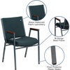image:imageFlash Furniture Hercules Fabric Stack Chair with Arms BurgundyGreen Patterned Fabric