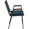 image:imageFlash Furniture Hercules Fabric Stack Chair with Arms BurgundyGreen Patterned Fabric