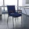 image:imageFlash Furniture Hercules Fabric Stack Chair with Arms BurgundyNavy Patterned Fabric