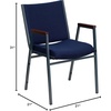 image:imageFlash Furniture Hercules Fabric Stack Chair with Arms BurgundyNavy Patterned Fabric