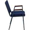 image:imageFlash Furniture Hercules Fabric Stack Chair with Arms BurgundyNavy Patterned Fabric
