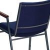 image:imageFlash Furniture Hercules Fabric Stack Chair with Arms BurgundyNavy Patterned Fabric