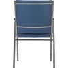 image:imageFlash Furniture Hercules Fabric Stack Chair with Arms BurgundyNavy Vinyl