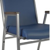 image:imageFlash Furniture Hercules Fabric Stack Chair with Arms BurgundyNavy Vinyl
