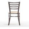 image:imageFlash Furniture Hercules Ladder Back Chair with Vinyl Seat SilverMochaTan Vinyl SeatSilver Antique Metal Frame