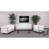 image:imageFlash Furniture Hercules LeatherSoft Reception Set WhiteMelrose White