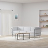 image:imageFlash Furniture Hercules LeatherSoft Reception Set WhiteMelrose White