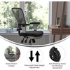 image:imageFlash Furniture MidBack Mesh Executive Office Chair BlackBlack MeshWhite Frame