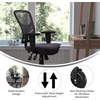 image:imageFlash Furniture MidBack Mesh Executive Office Chair BlackDark Gray