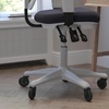 image:imageFlash Furniture MidBack Mesh Executive Office Chair BlackDark Gray MeshWhite Frame