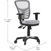 image:imageFlash Furniture MidBack Mesh Executive Office Chair BlackGrey