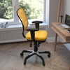image:imageFlash Furniture MidBack Mesh Executive Office Chair BlackYelloworange
