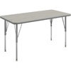 image:imageFlash Furniture 48 x 24 Adjustable Activity Table Light Gray Short LegsLight Gray