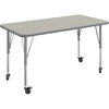image:imageFlash Furniture 48 x 24 Adjustable Activity Table White CastersLight Gray