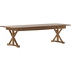 image:imageFlash Furniture Hercules 108x40 in Folding Table with X Legs