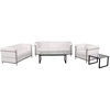 image:imageFlash Furniture Hercules LeatherSoft Reception Set WhiteMelrose White