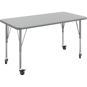 image:imageFlash Furniture 48 x 24 Adjustable Activity Table White CastersGrey