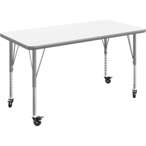 image:imageFlash Furniture 48 x 24 Adjustable Activity Table White CastersWhite