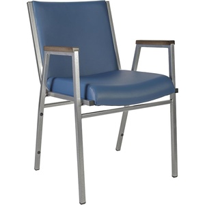 image:imageFlash Furniture Hercules Fabric Stack Chair with Arms BurgundyNavy Vinyl