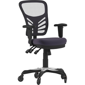 image:imageFlash Furniture MidBack Mesh Executive Office Chair BlackDark Gray