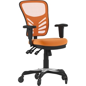 image:imageFlash Furniture MidBack Mesh Executive Office Chair BlackOrange