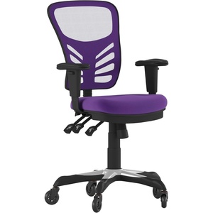 image:imageFlash Furniture MidBack Mesh Executive Office Chair BlackPurple