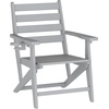 image:imageFlash Furniture 5Piece HDPE Adirondack Dining Set GrayGrey