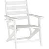 image:imageFlash Furniture 5Piece HDPE Adirondack Dining Set GrayWhite