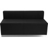 image:imageFlash Furniture Hercules Alon Series Black LeatherSoft Reception Configuration 3 PiecesBlack
