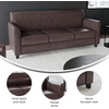 image:imageFlash Furniture Hercules LeatherSoft Sofa GrayBrown