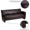 image:imageFlash Furniture Hercules Majesty Series Black LeatherSoft SofaBrown