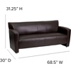 image:imageFlash Furniture Hercules Majesty Series Black LeatherSoft SofaBrown