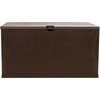 image:imageFlash Furniture 120 Gallon Plastic Deck Box  AllWeather Patio Storage and Organization for Throw Pillows Pool Toys or Garden ToolsBrown