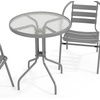 image:imageFlash Furniture 2375 in Aluminum Round Table SilverSilver